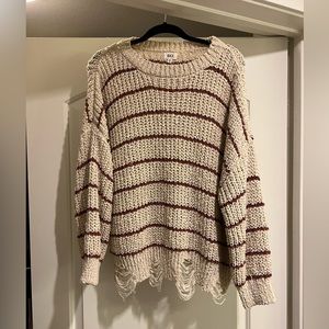 BKE Distressed Sweater